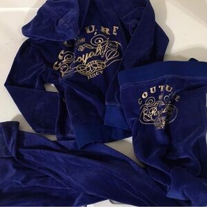 Juicy Couture Royal Blue Velour Tracksuit